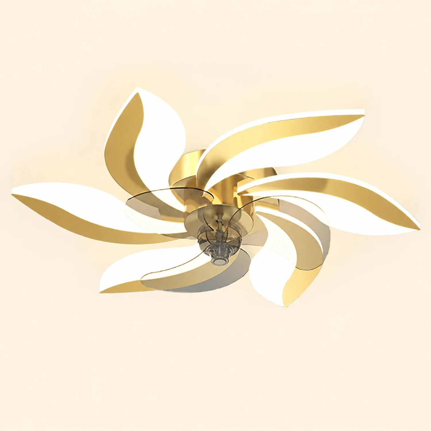 Hana Ceiling Fan with Light, 3 Color, L 26"/27"/31" - Lumpaz