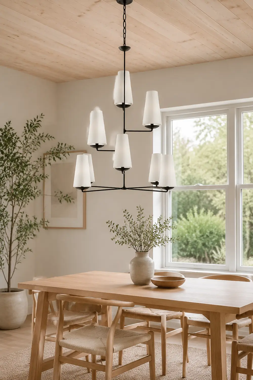 Alessio Design LED Chandeliers White Black Metall Bedroom Kitchen - Lumpaz