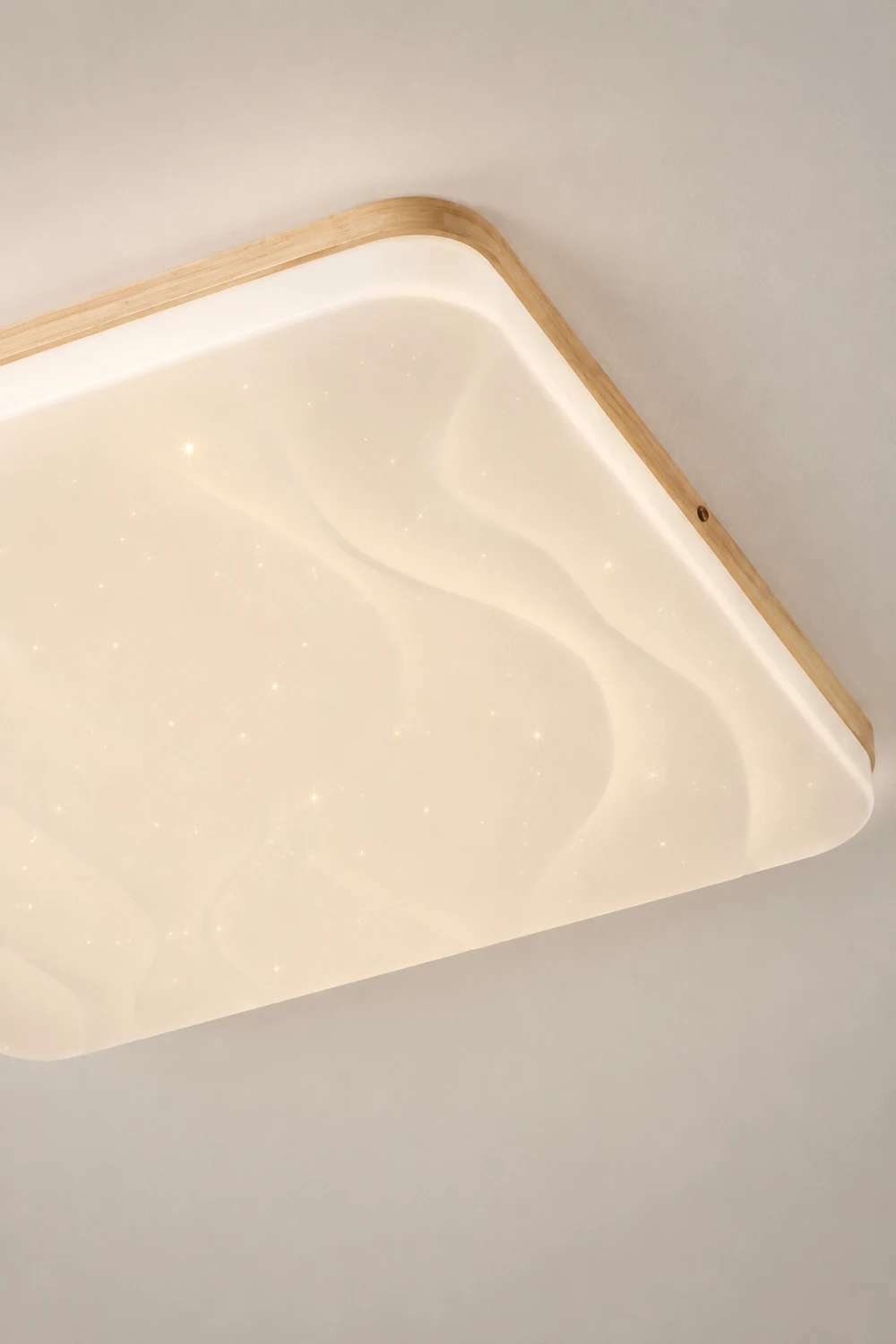 Ozawa LED Geometric Flush Mount Ceiling Light, White - Lumpaz