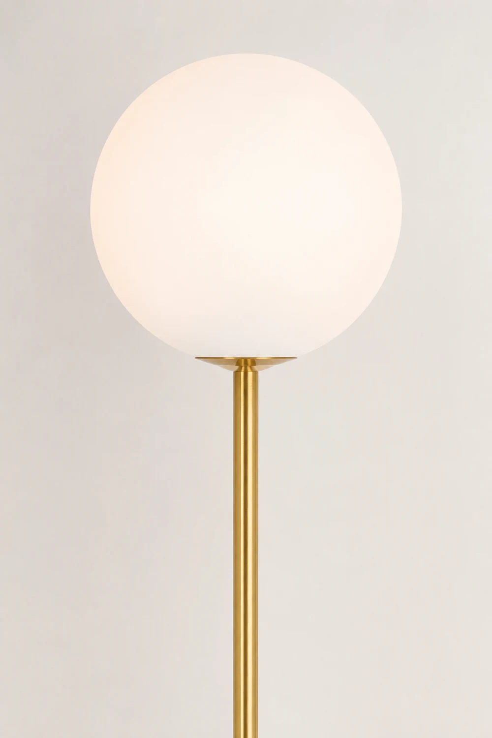Valentina Simple Single Glass Bubble Floor Lamp - Lumpaz
