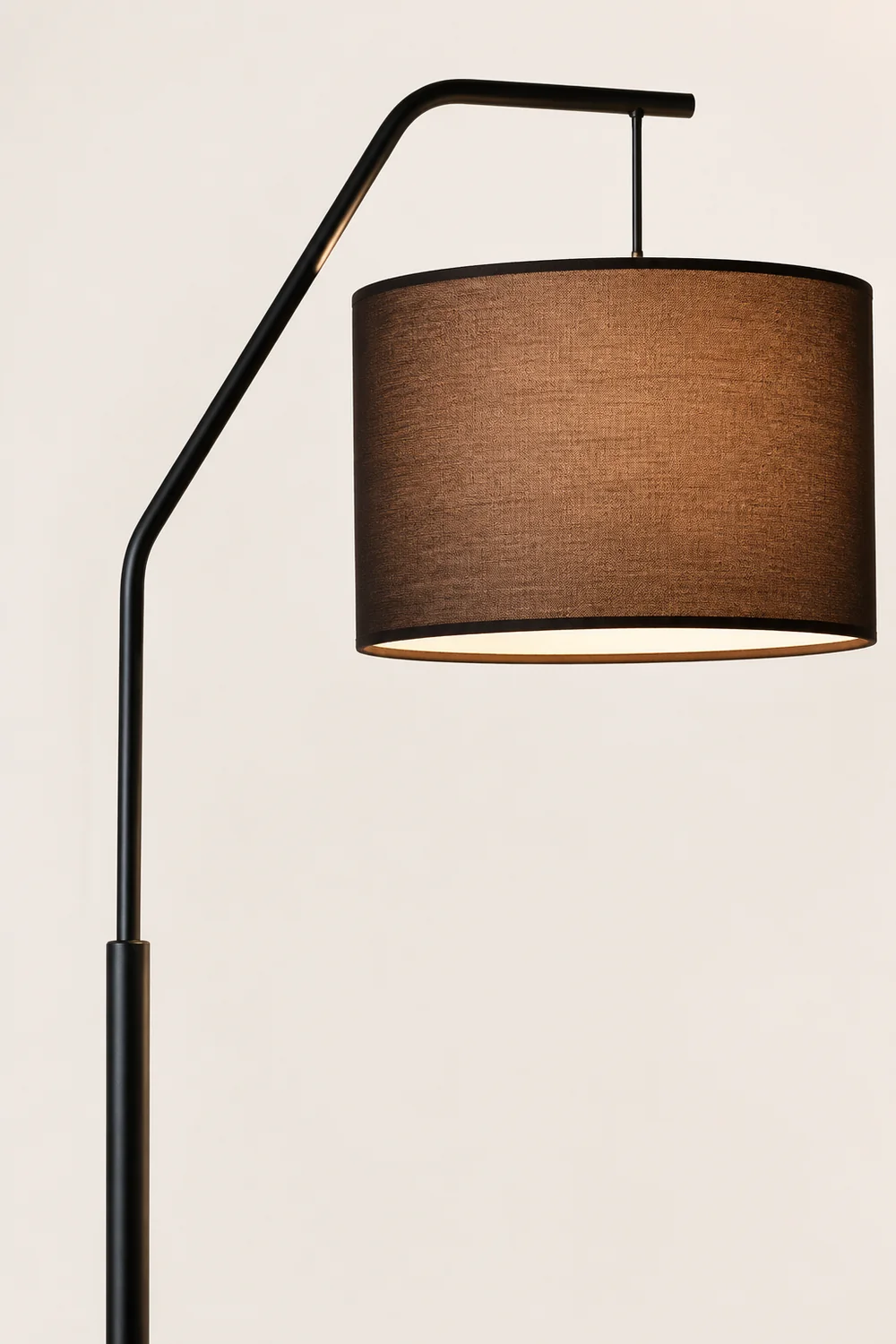 Eryn Cylinder Shape Floor Lamp, Over Arching Floor Lamp, Unique - Lumpaz