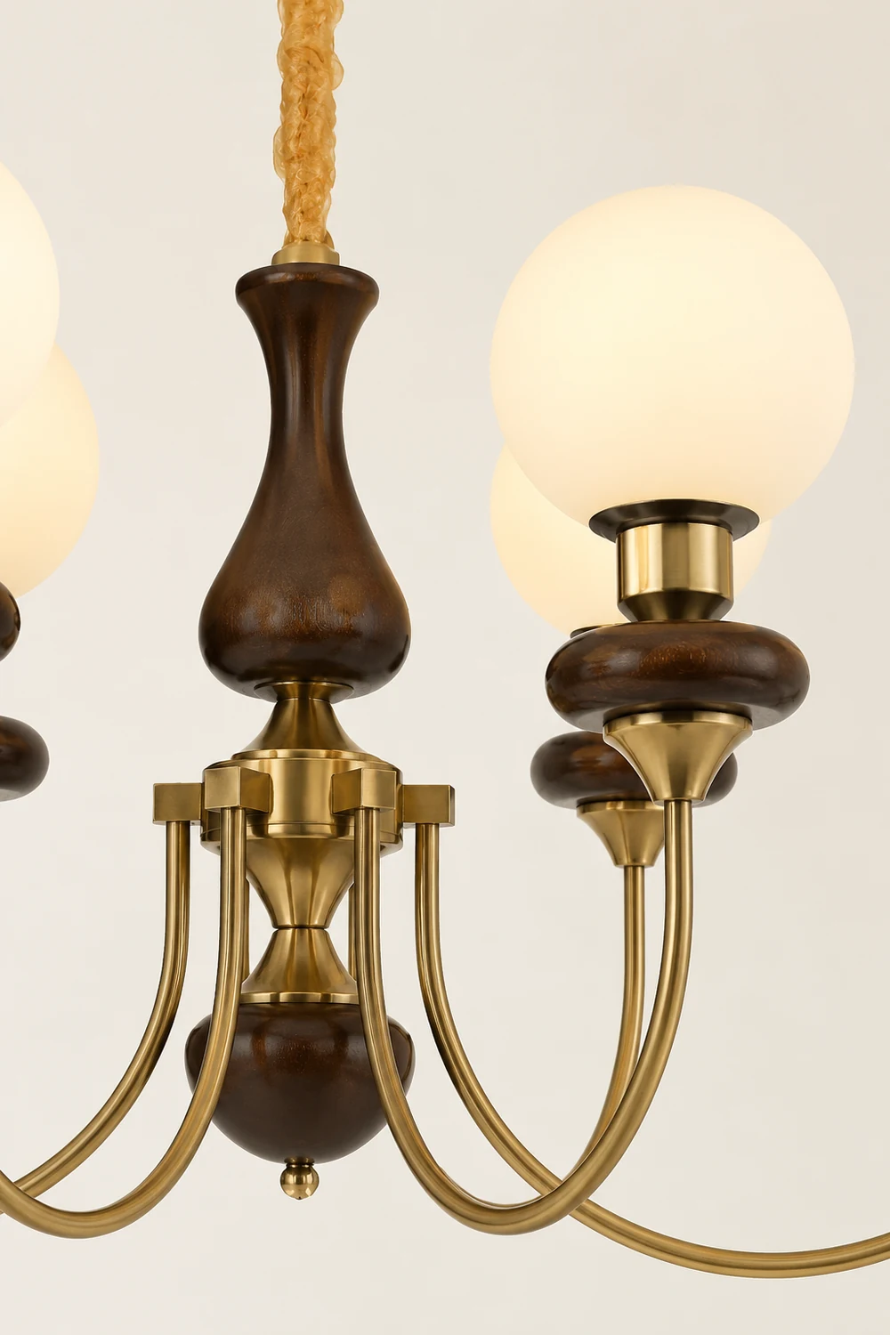 Silva Modern Luxury Decorative LED Chandelier Gold Metal Living Room - Lumpaz