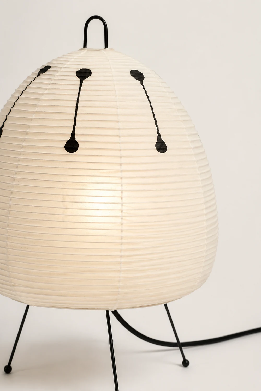 Renée Post Modern Funky Floor Lamp, Artificial Paper/Metal, White - Lumpaz