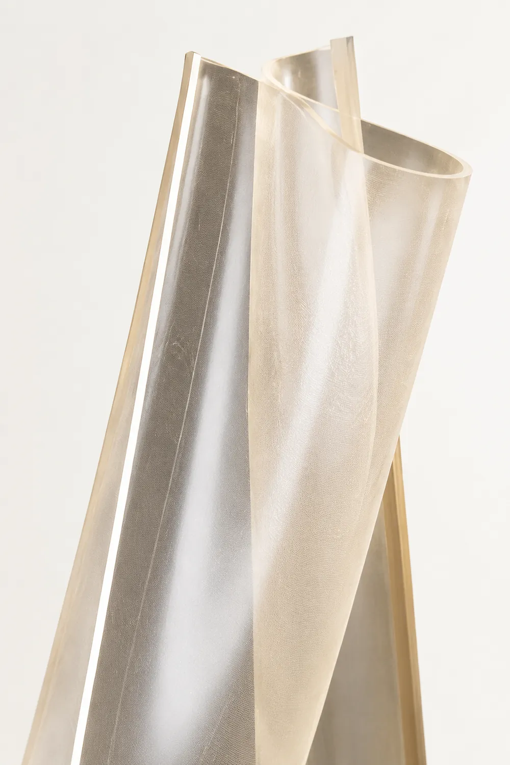 Salgado Modern LED Floor Lamp Metal/Acrylic Living Room/Bedroom - Lumpaz