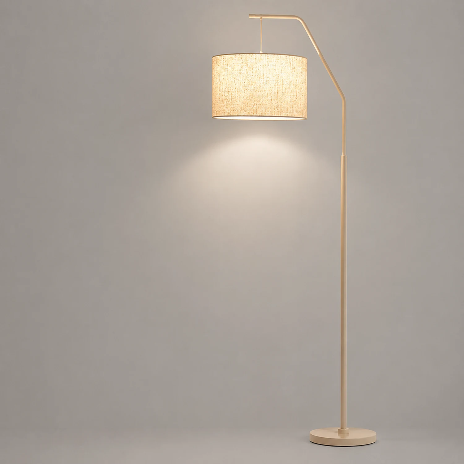 Eryn Cylinder Shape Floor Lamp, Over Arching Floor Lamp, Unique - Lumpaz
