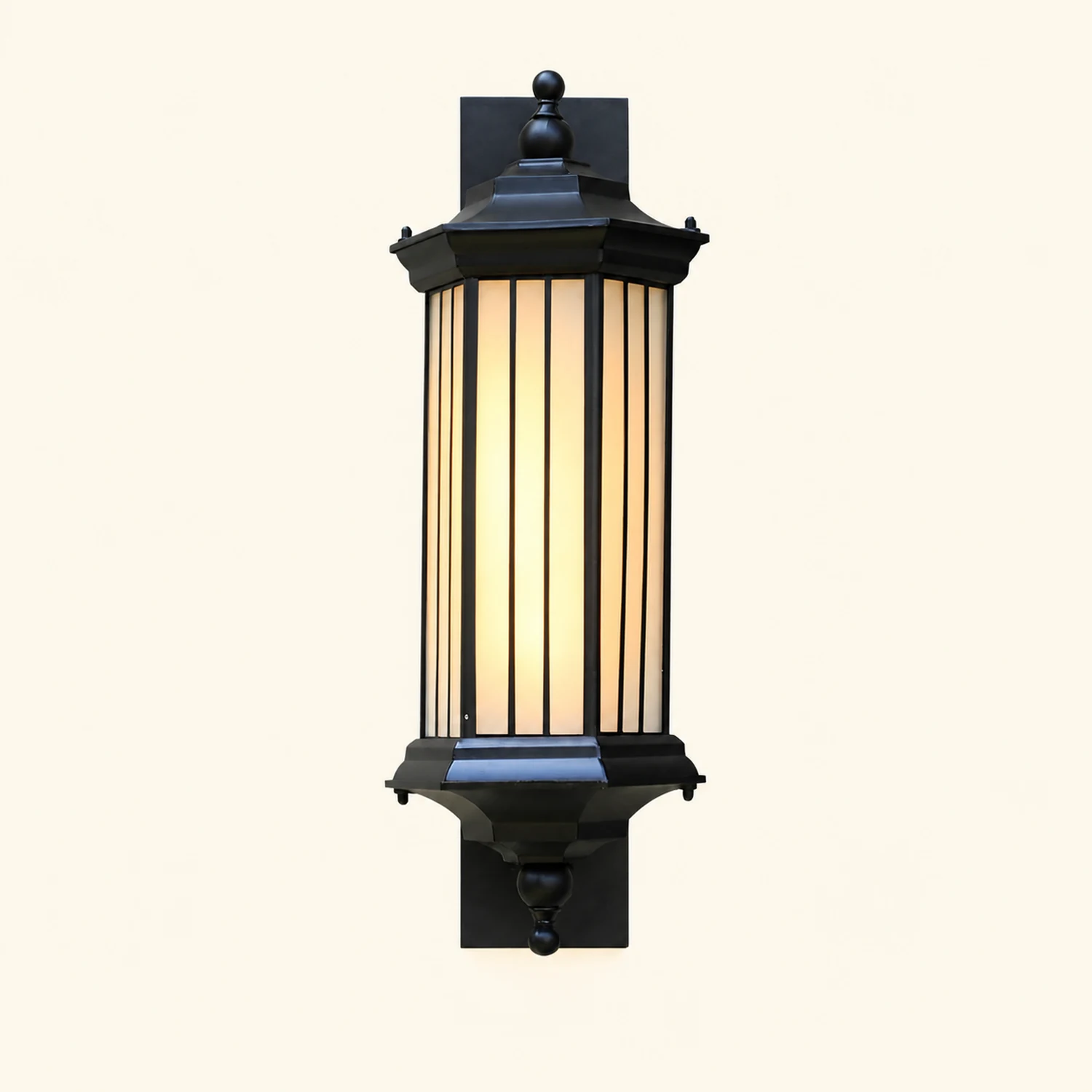 Retro Creative Outdoor Waterproof Black Modern Exterior Wall Lights - Lumpaz