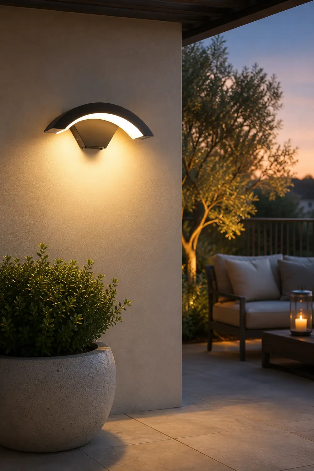 Limited Offer Curved Wall Sconce Outdoor Waterproof LED Wall Lamp - Lumpaz
