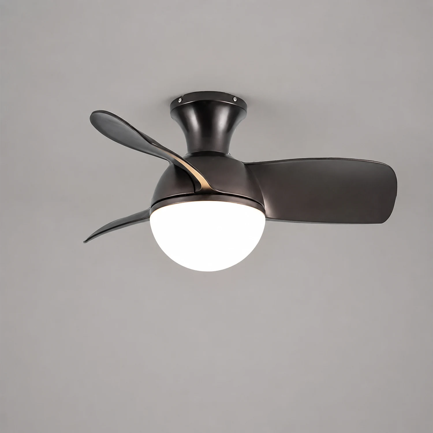 Morandi 3-Blade Basic Ceiling Fan with Light, 3 Color, 30'' - Lumpaz