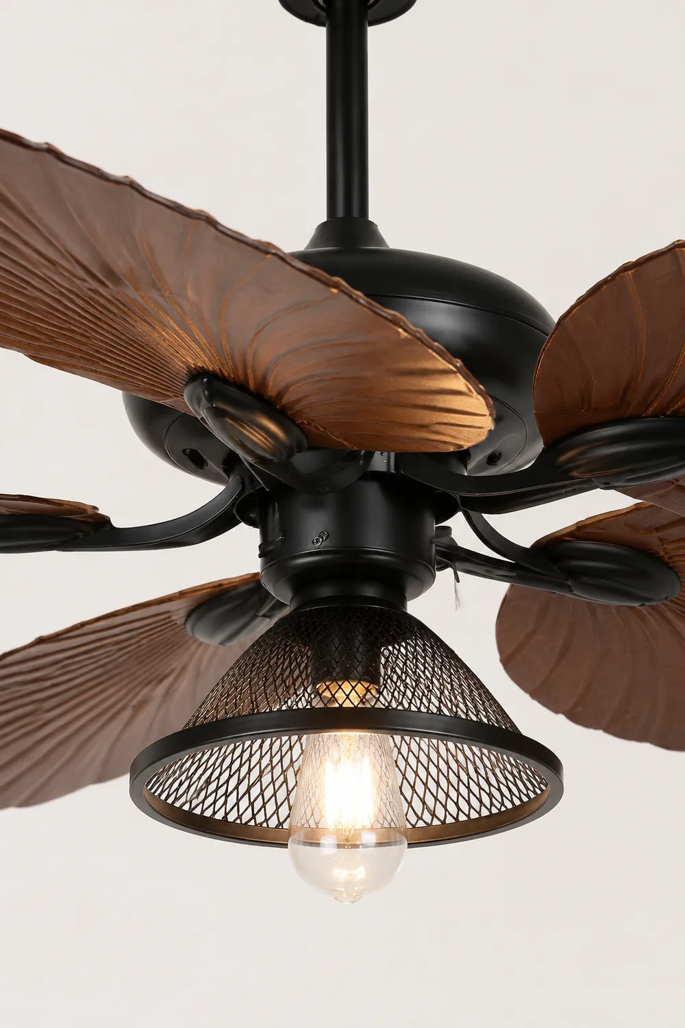 Ross 5-Blade Ceiling Fans /Lantern, 1/3/5 Heads, DIA 51.9'' - Lumpaz