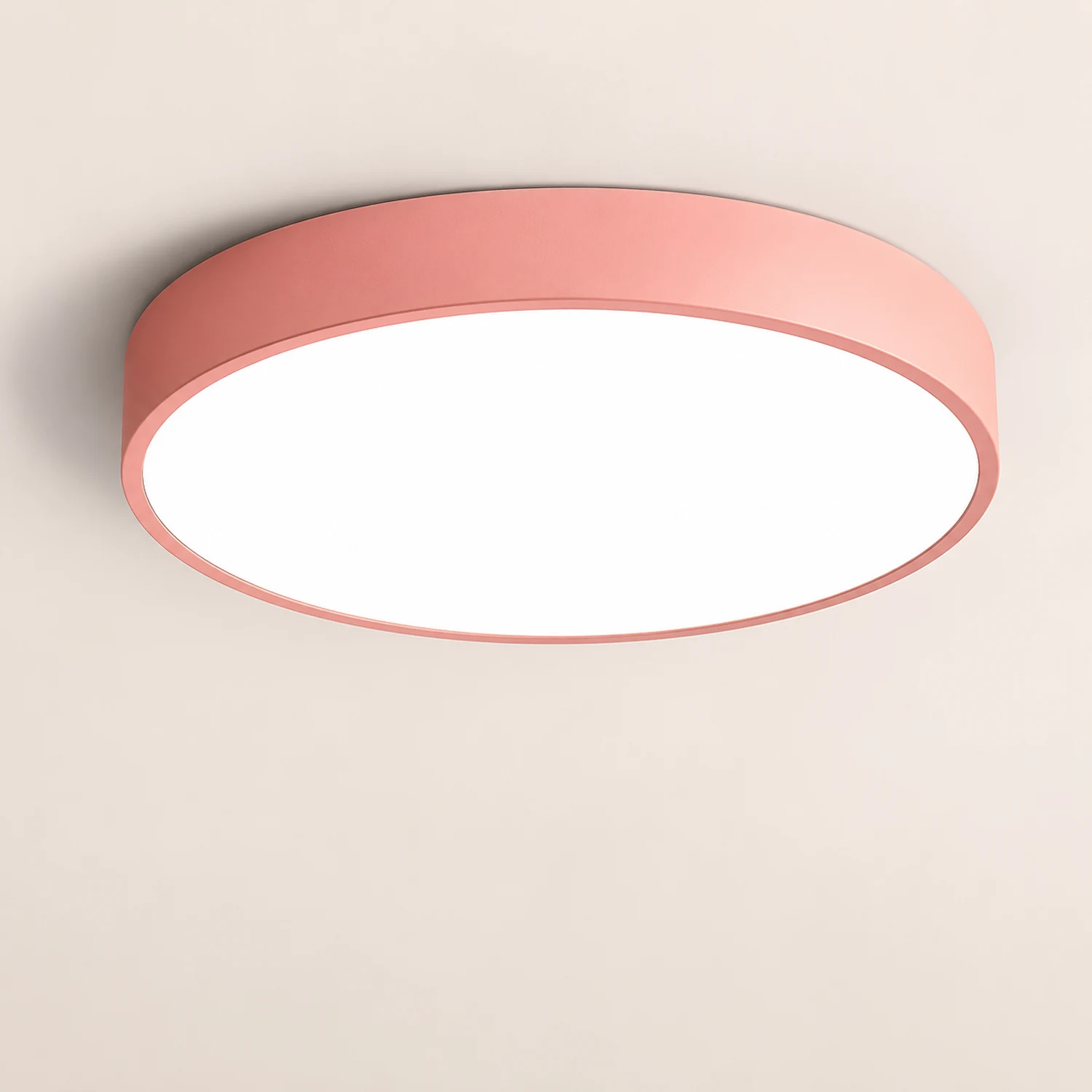 Morandi Ceiling Light Round Flush Mount Yellow/Blue/Green/Pink/Gray Bedroom - Lumpaz