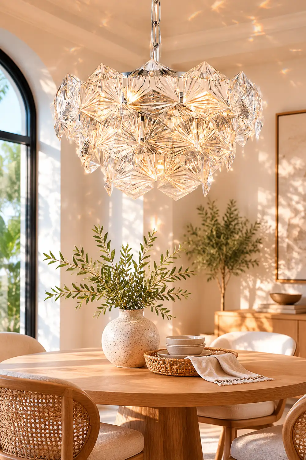 Marilyn Luxury Crystal Pendant Light for Living Room - Lumpaz