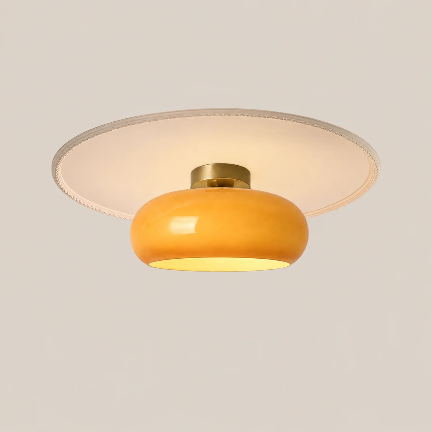 Hailie Modern Designer Round Flush Mount Ceiling Light - Lumpaz