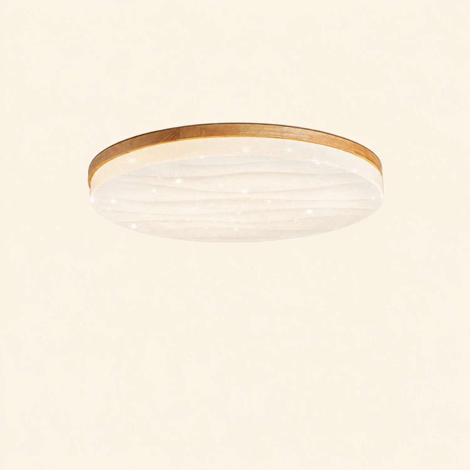 Ozawa LED Geometric Flush Mount Ceiling Light, White - Lumpaz