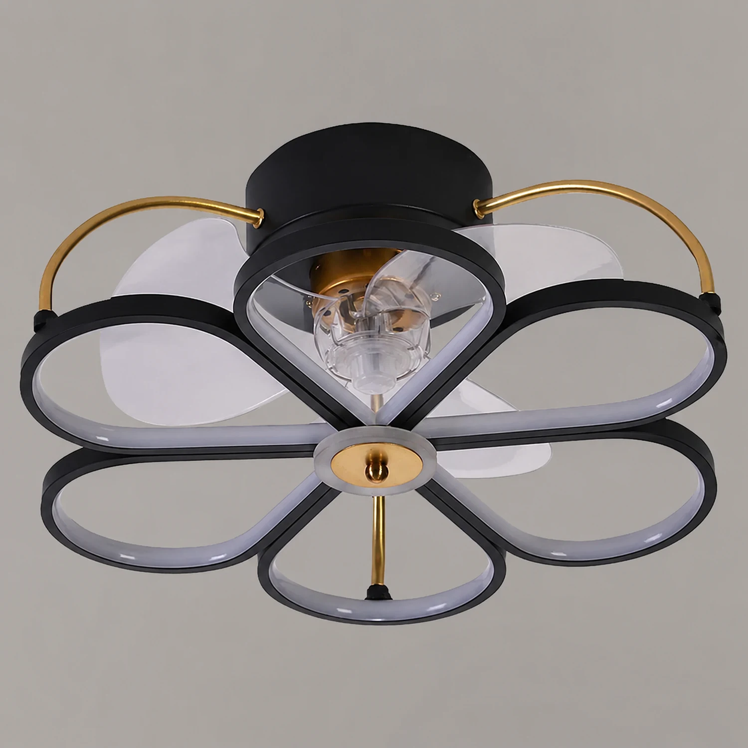 Hana Ceiling Fan with Light, 3 Style, 20" - Lumpaz
