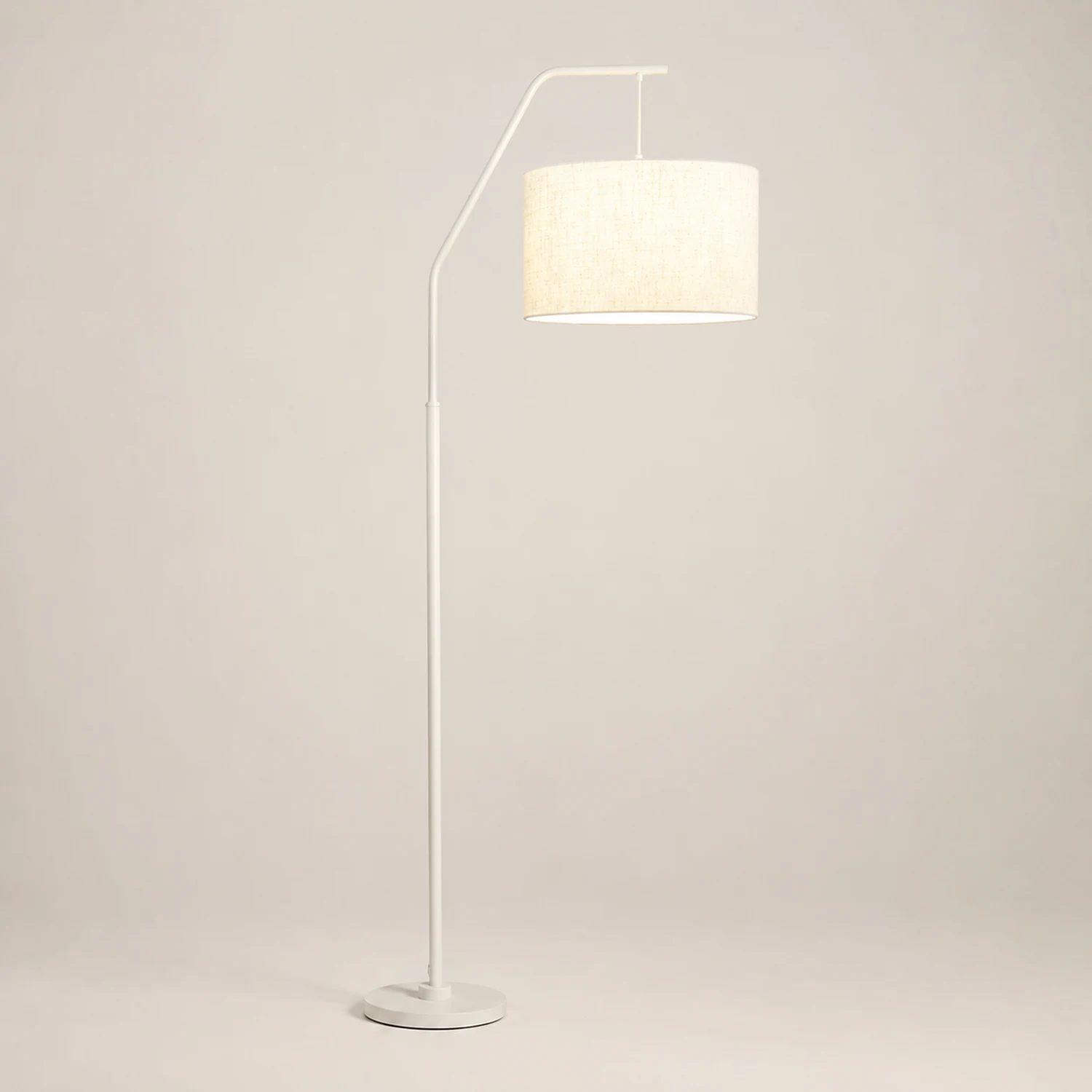 Eryn Cylinder Shape Floor Lamp, Over Arching Floor Lamp, Unique - Lumpaz
