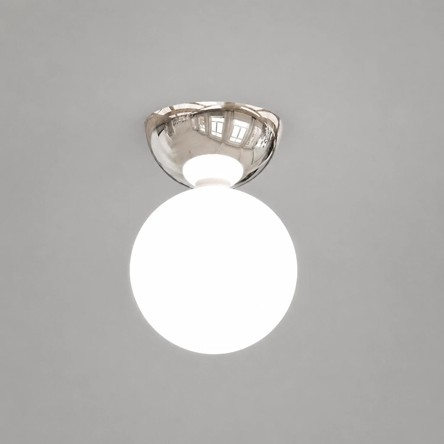 Valentina Vintage Cream Style Ceiling Light Red Chrome Green Bedroom - Lumpaz