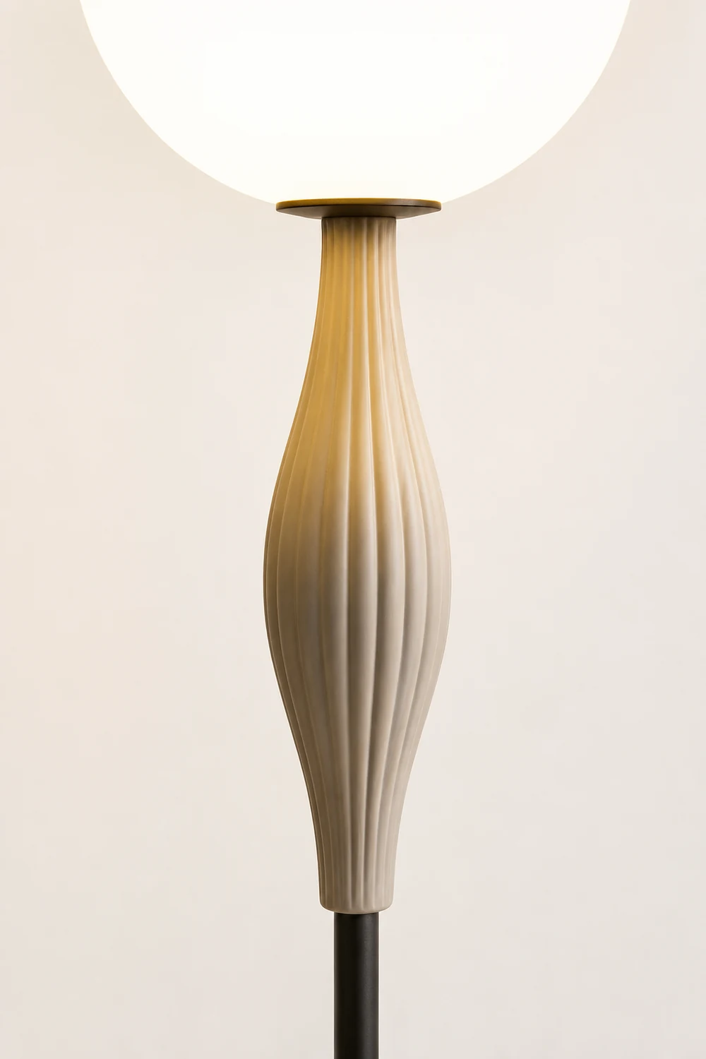 Valentina Floor Lamp Bubble Modern, Metal/Glass, Bedroom - Lumpaz