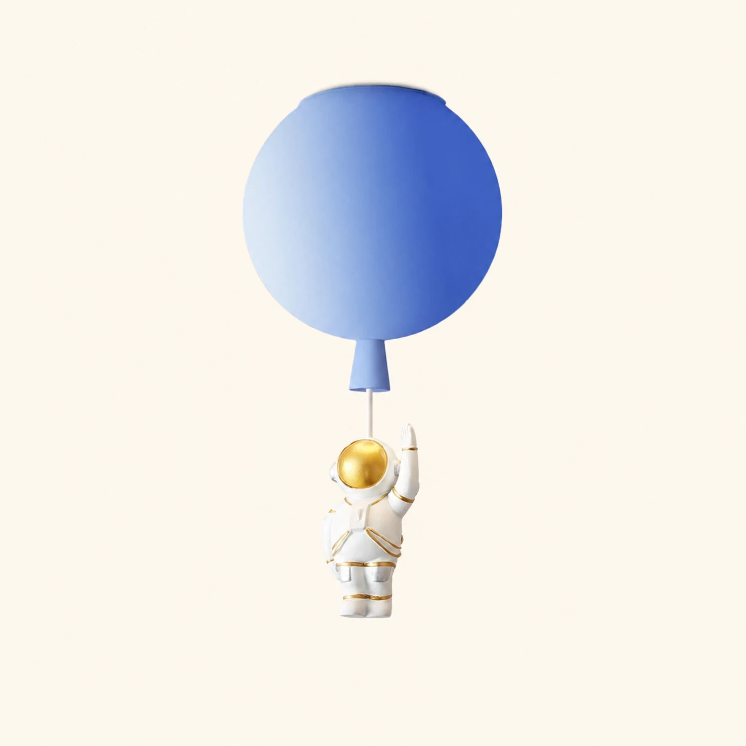Fateh Astronaut Balloon Flush Mount Ceiling Light 8 Color Bedroom - Lumpaz