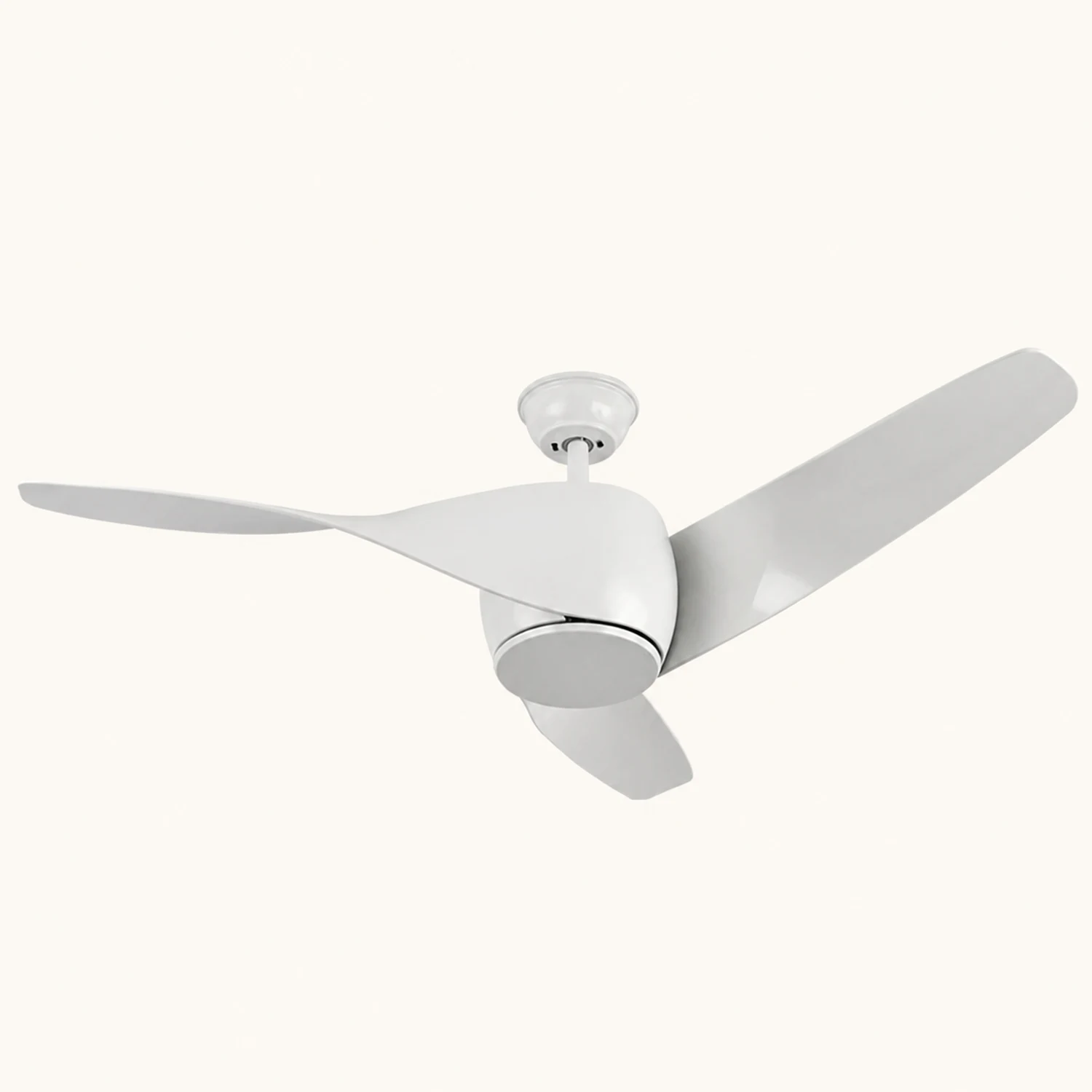 Garner 3-Blade Basic Ceiling Fan with Light, 4 Colors, DIA 52'' - Lumpaz