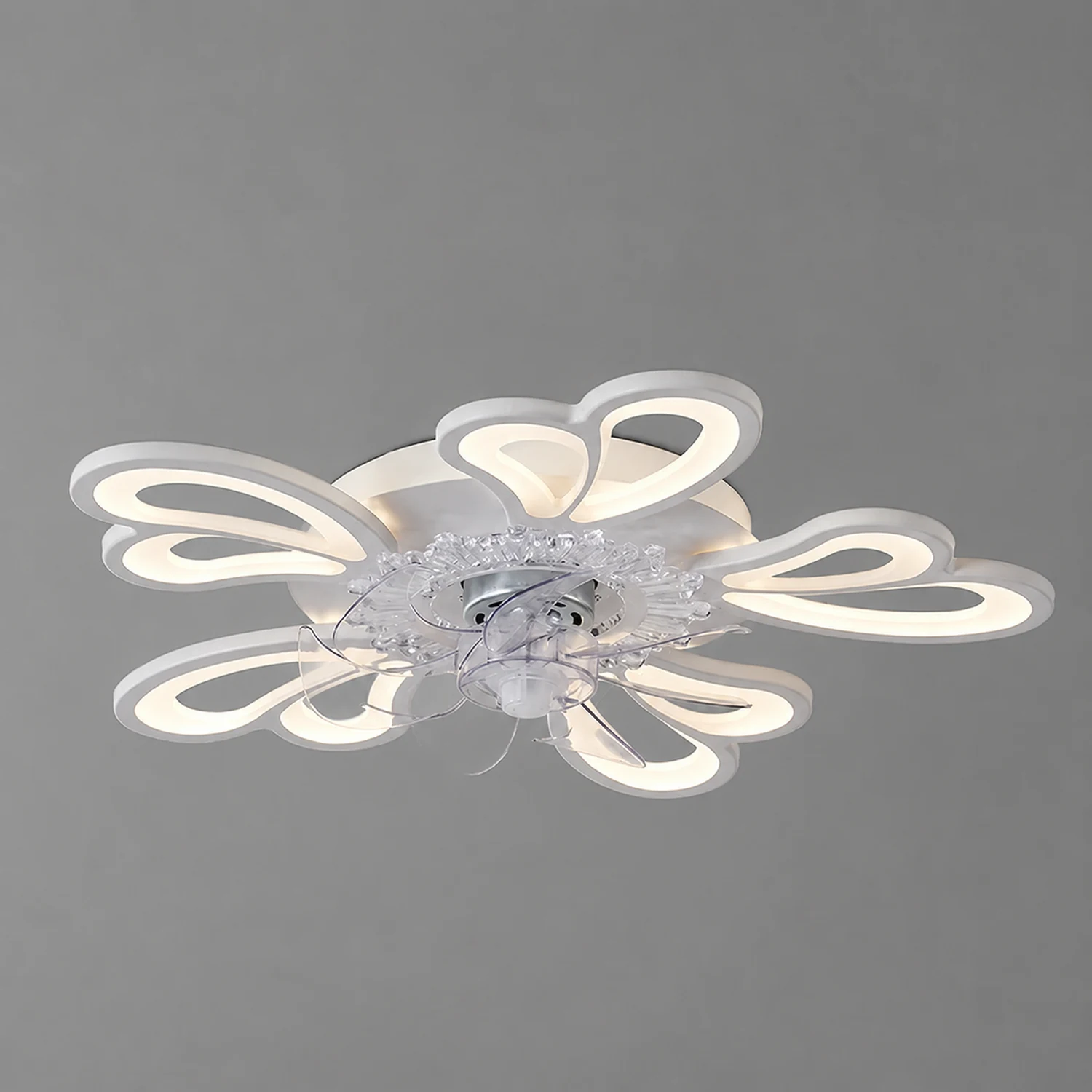 Hana Ceiling Fan with Light, 8 Style - Lumpaz