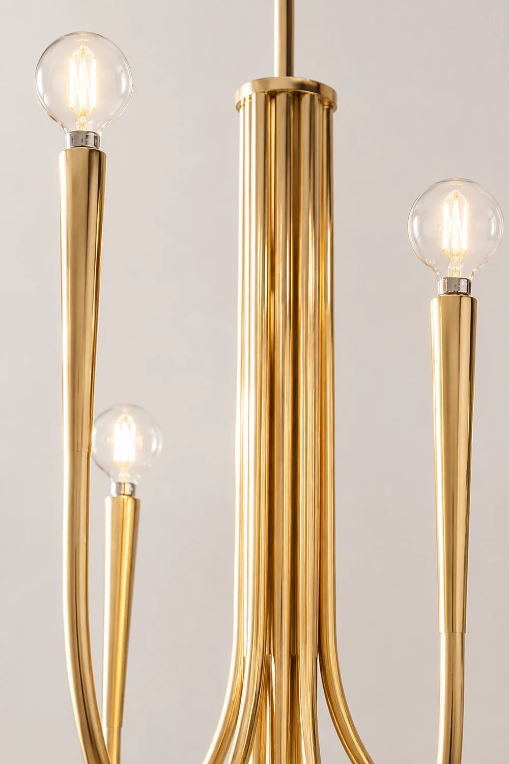 Hailie Modern Minimalist Chandelier Dinning Room, Black/Gold - Lumpaz