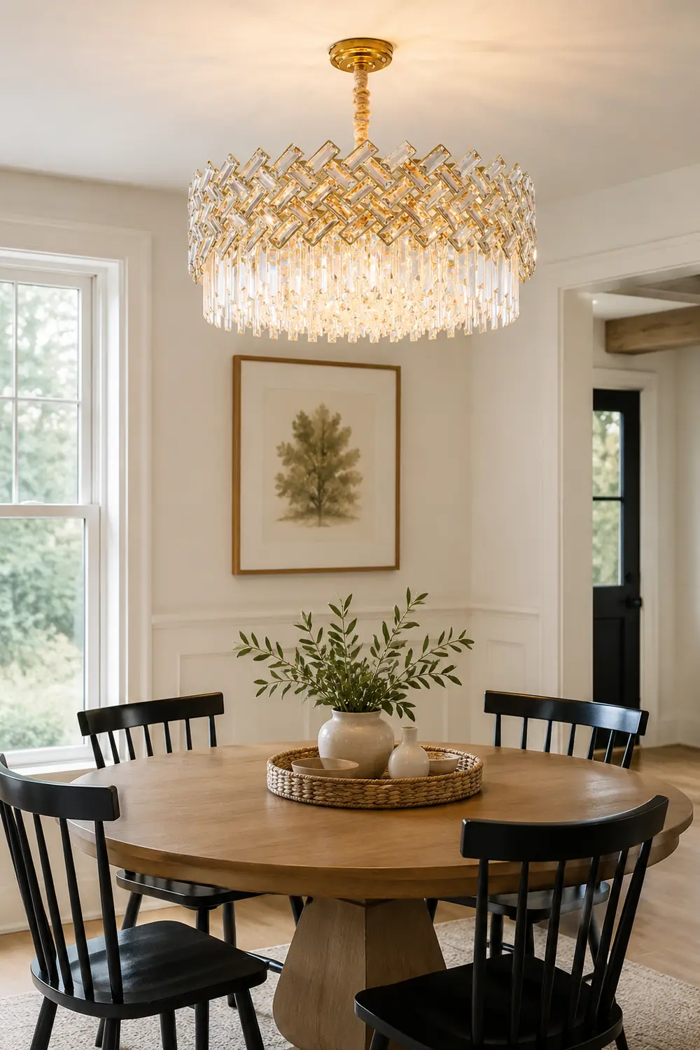 Marilyn Luxury Gold Chandelier, Crystal & Metal - Lumpaz