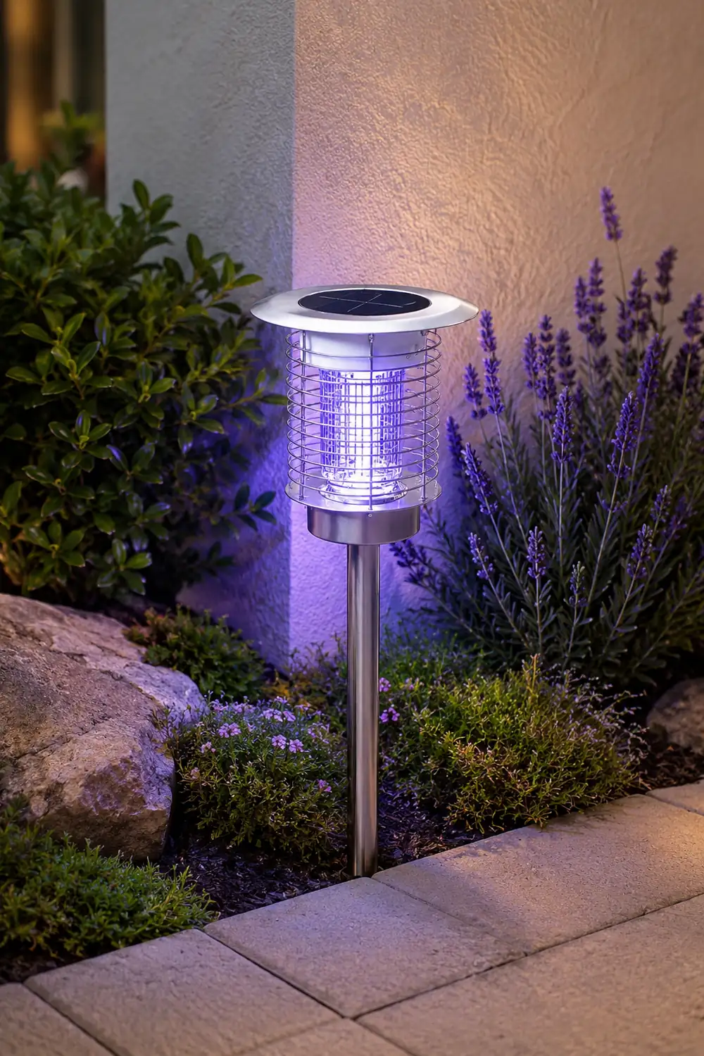 Waterproof USB Solar Bug Zapper Mosquito Killer Lamp Garden Lights - Lumpaz