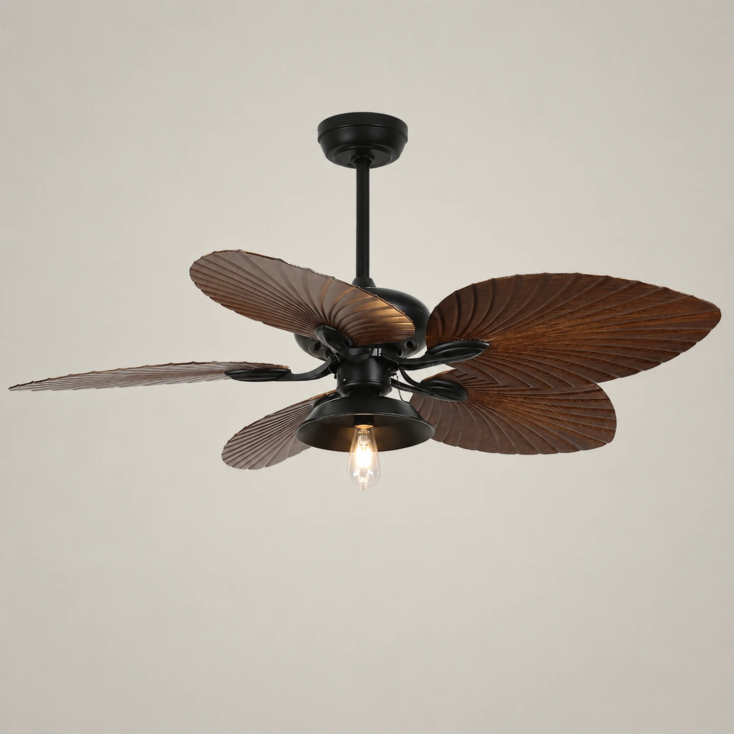Ross 5-Blade Ceiling Fans /Lantern, 1/3/5 Heads, DIA 51.9'' - Lumpaz