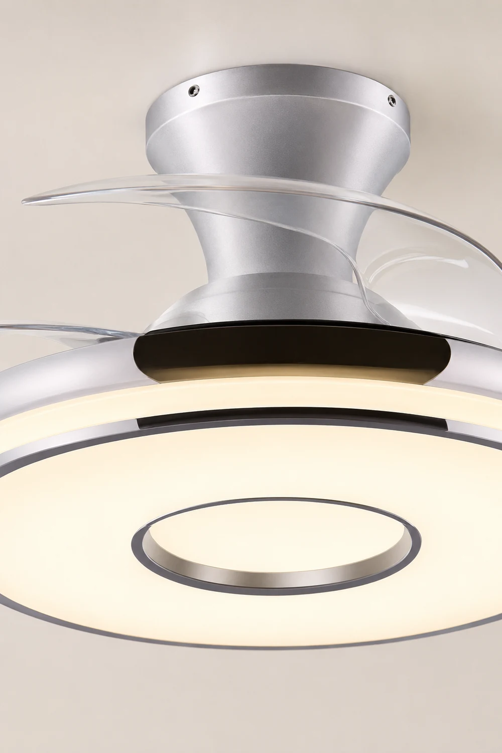 Quinn Ceiling Fan with Light, 2 Color, L 35.8"/42.5"/48" - Lumpaz