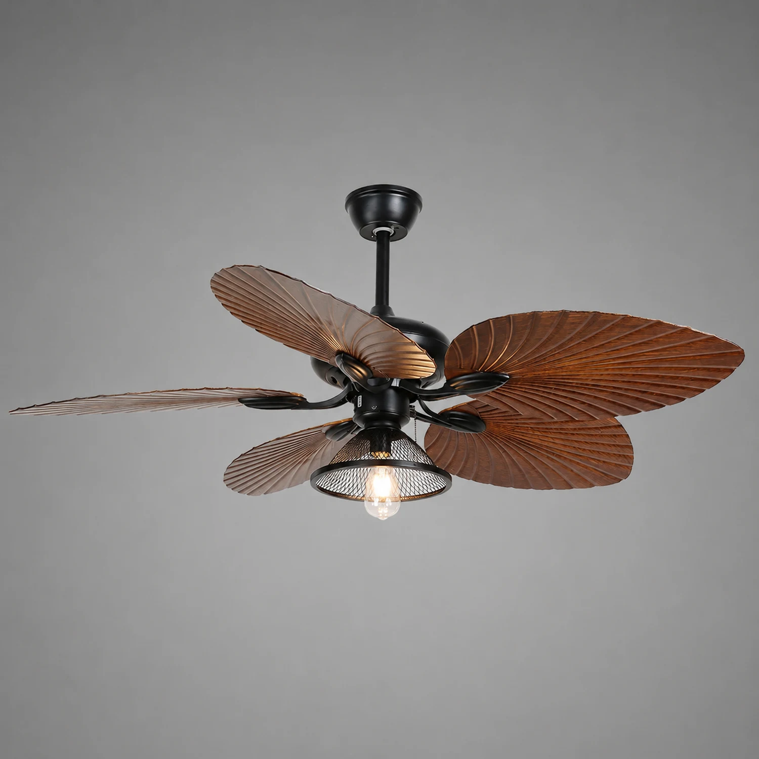 Ross 5-Blade Ceiling Fans /Lantern, 1/3/5 Heads, DIA 51.9'' - Lumpaz