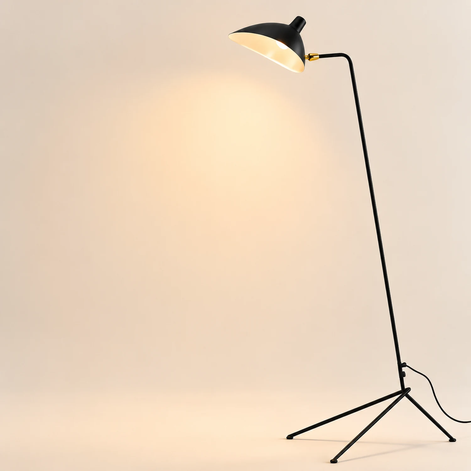 Schmitt Industrial Floor Lamp, 1/3 Heads - Lumpaz