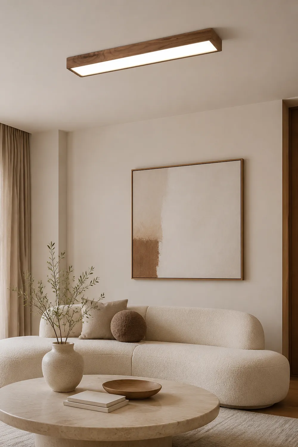 Ozawa Rectangular Designer Flush Mount Ceiling Light - Lumpaz