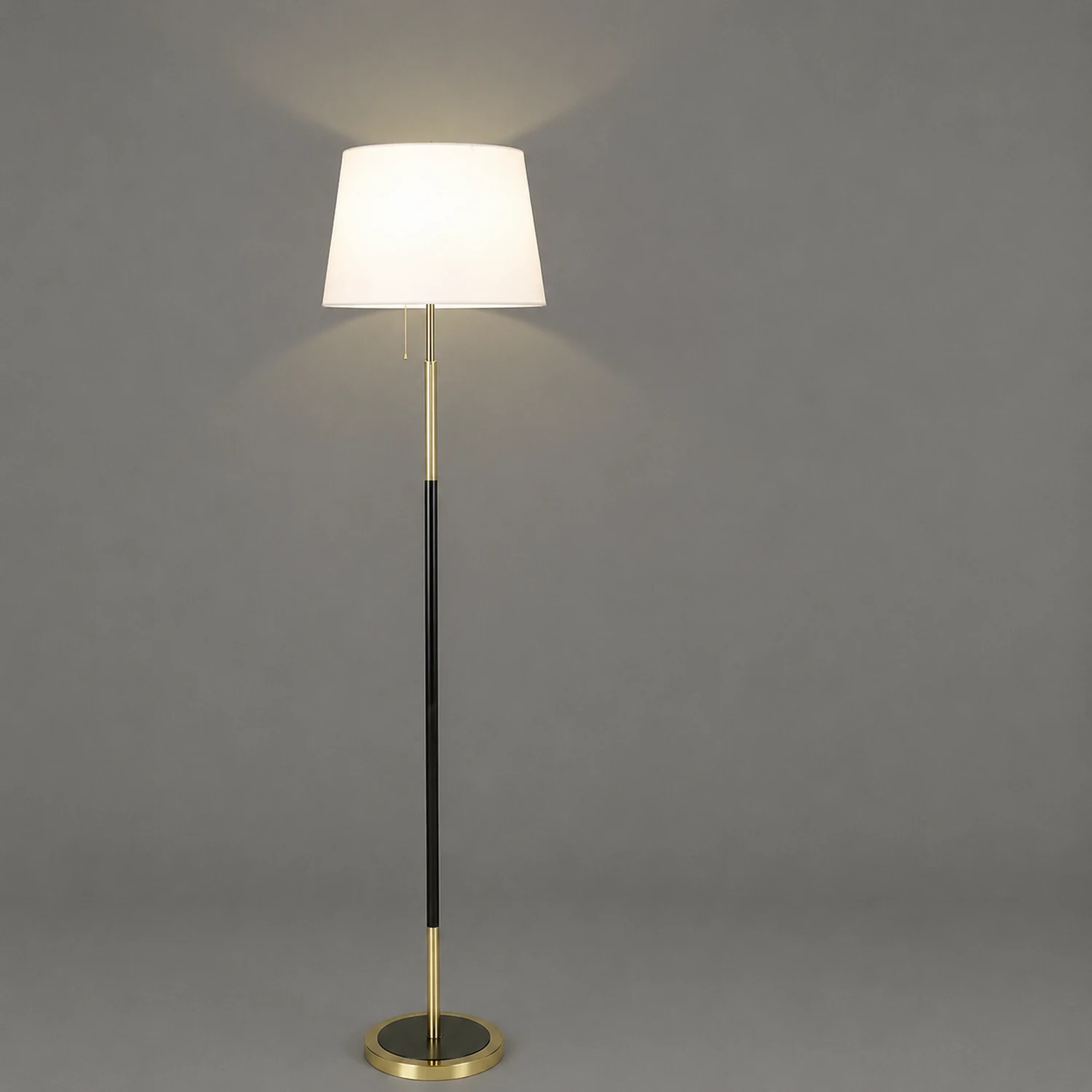 Eryn Modern Cylinder Metal Fabric Floor Lamp, 4 Color - Lumpaz