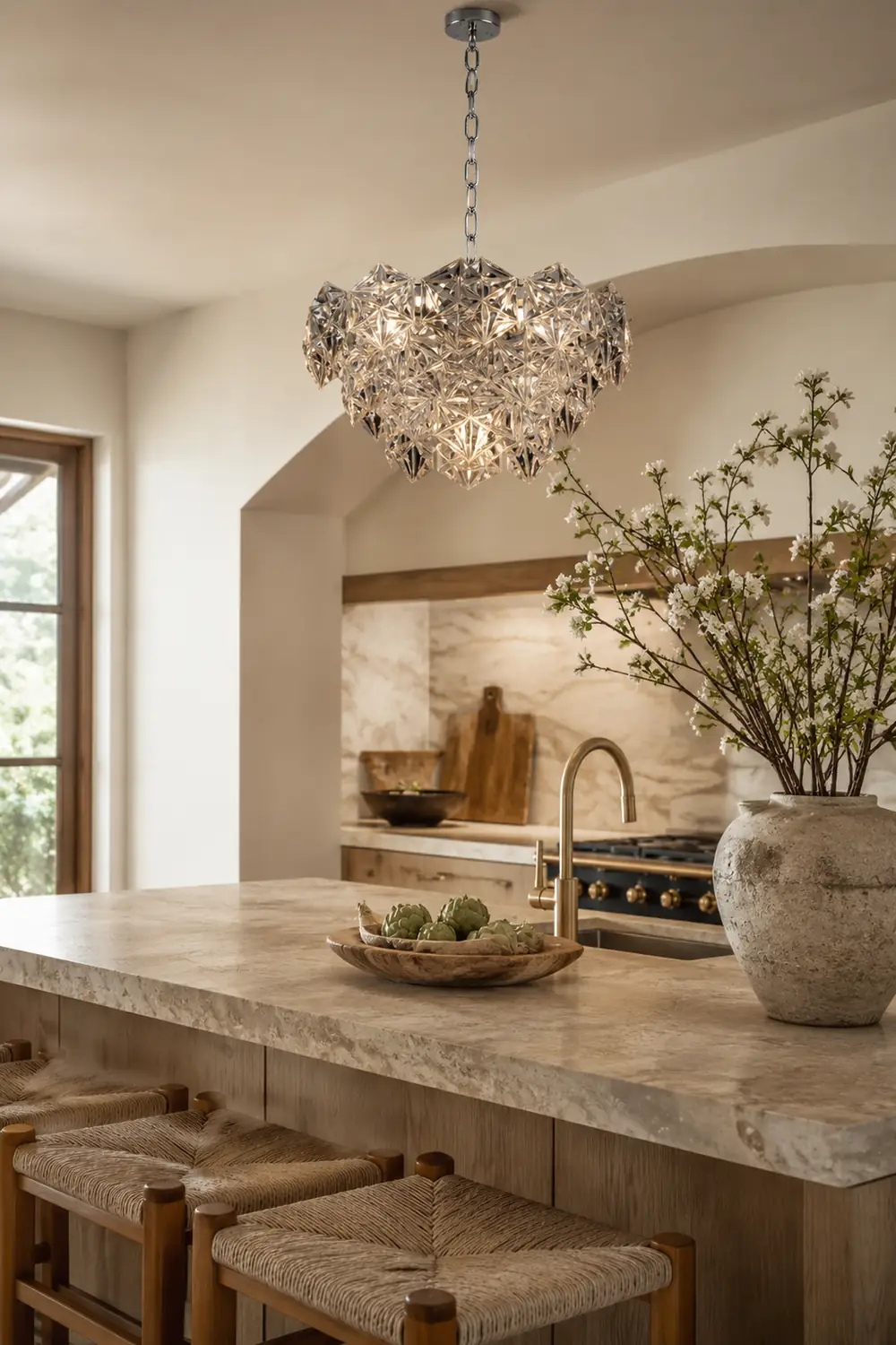 Marilyn Luxury Crystal Pendant Light for Living Room - Lumpaz