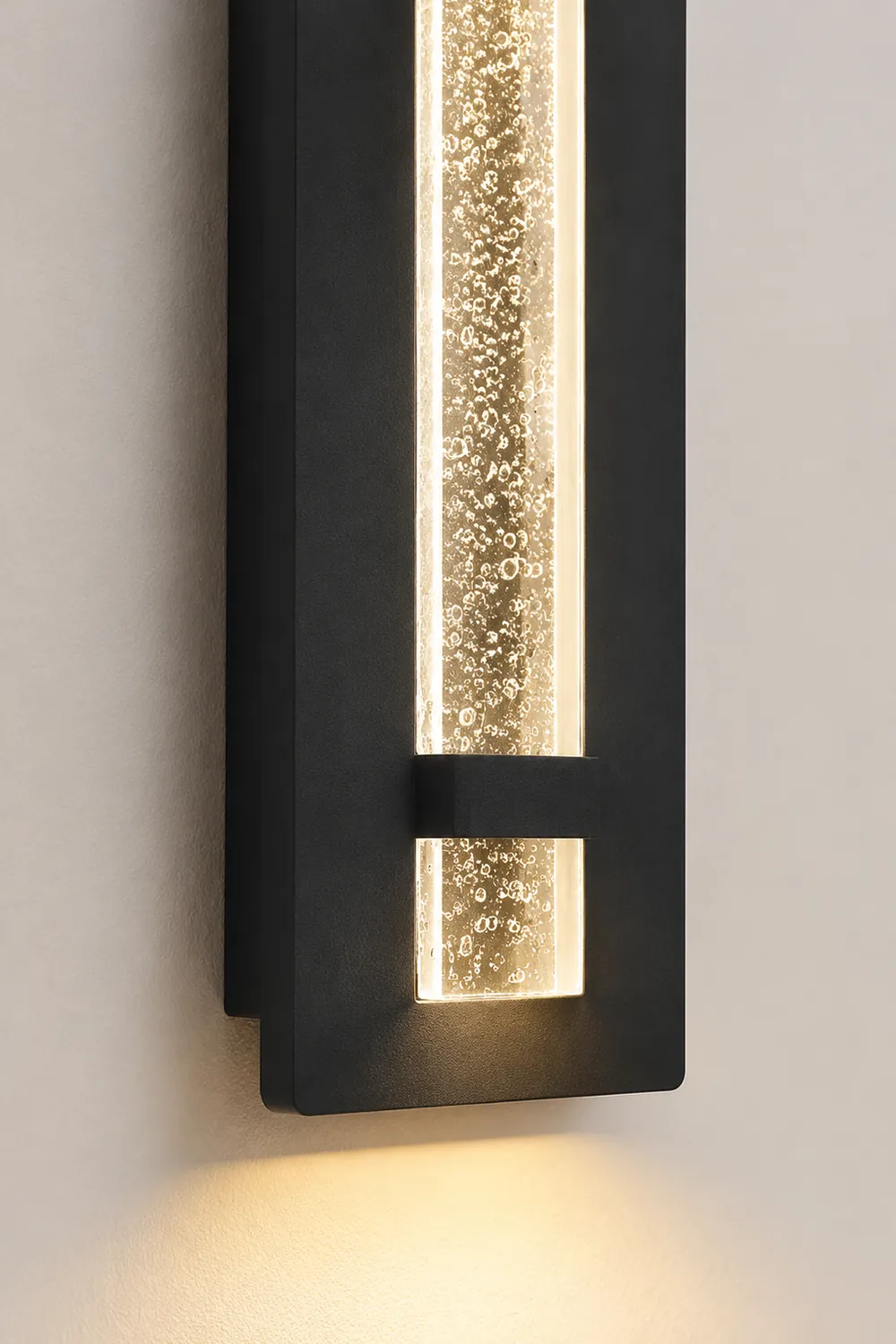 11.8 Inch Waterproof Hardwired Bubbles Glass Outdoor Wall Light - Lumpaz