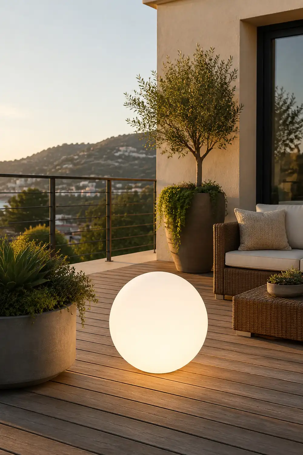 Elif Outdoor Unique Waterproof RGB Floor Lamp 16 Colors - Lumpaz