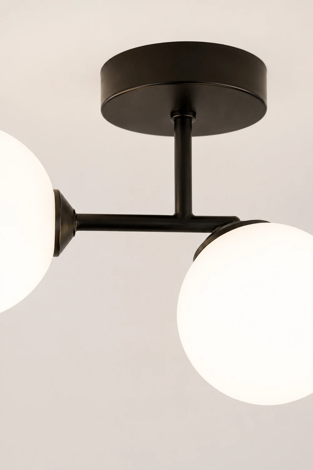 Valentina Semi-Flush Mount Ceiling Light, 2 Color, 12" - Lumpaz