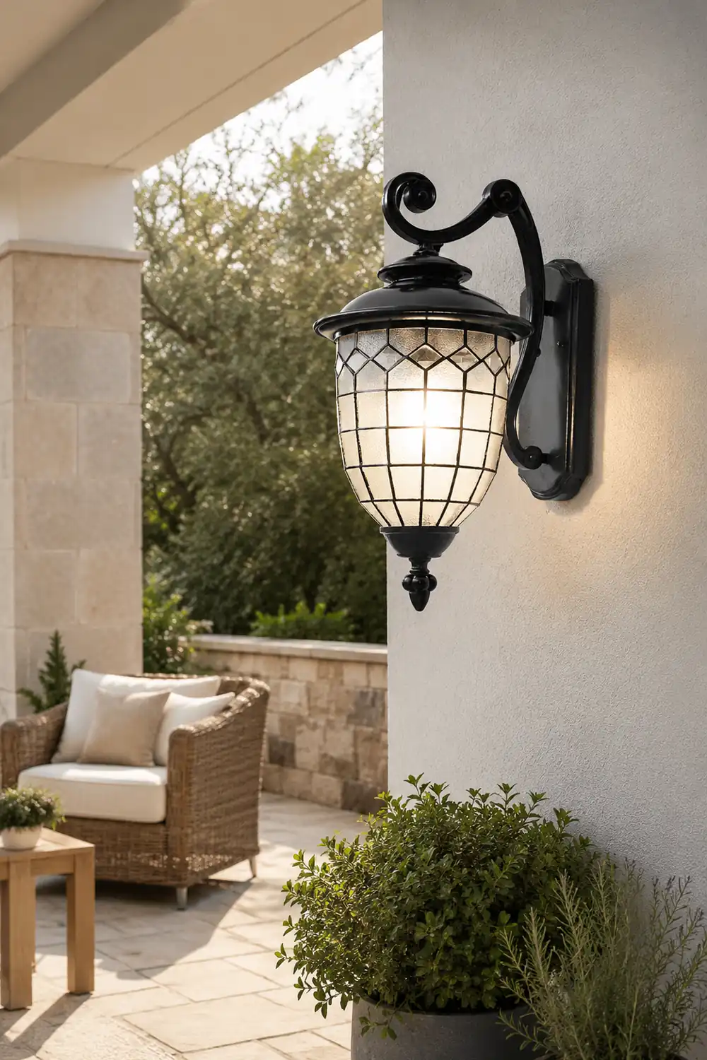 Waterproof Minimalist Elegant Vintage European Style Outdoor Wall Lights - Lumpaz