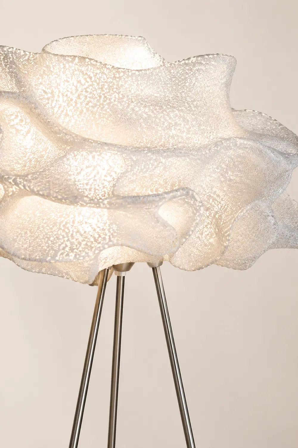 Renée Artistic Cloud Floor Lamp, White, Living Room/Bedroom - Lumpaz