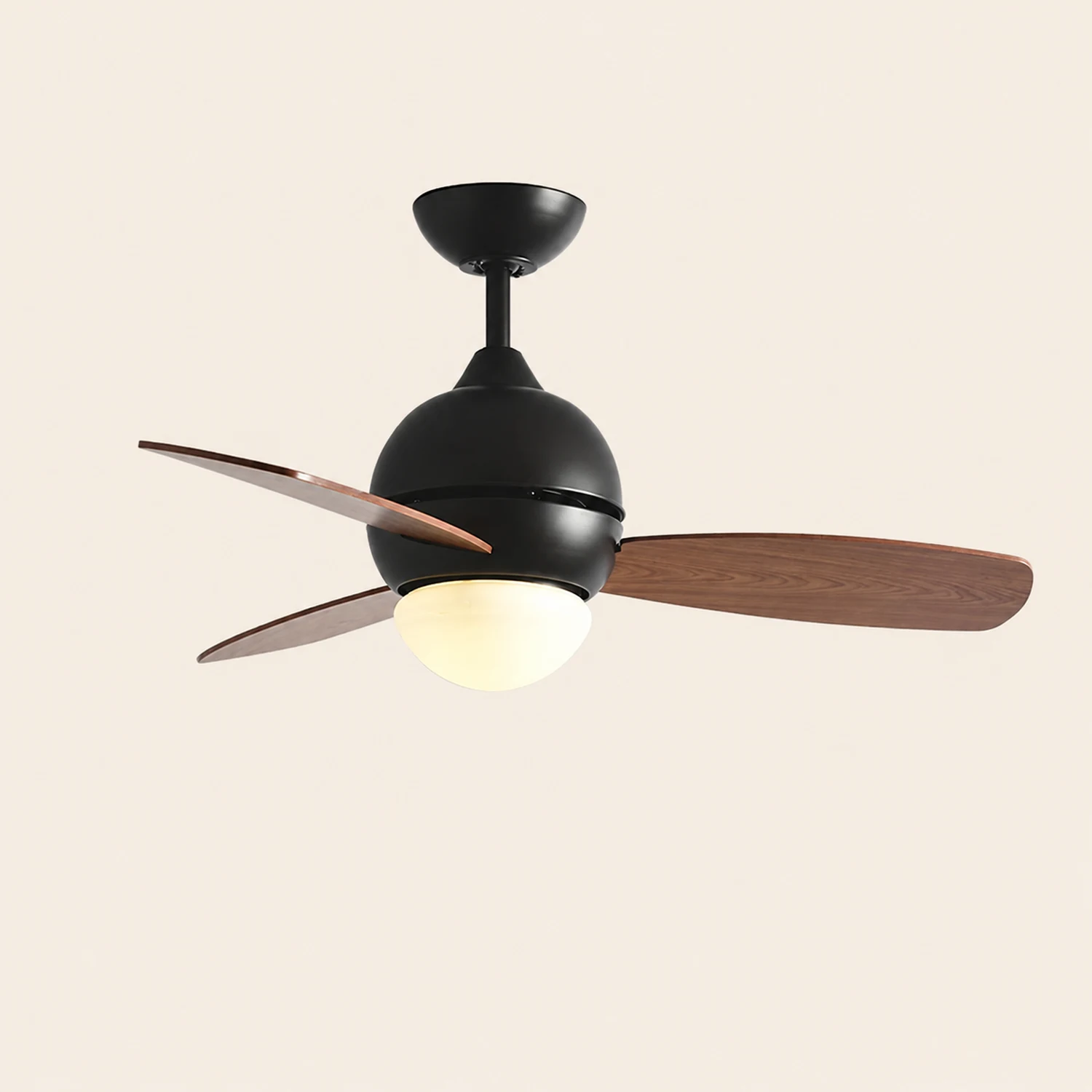 Morandi Colorful 3-Blade Ceiling Fan with Light, 6 Color, DIA 36.2'' - Lumpaz