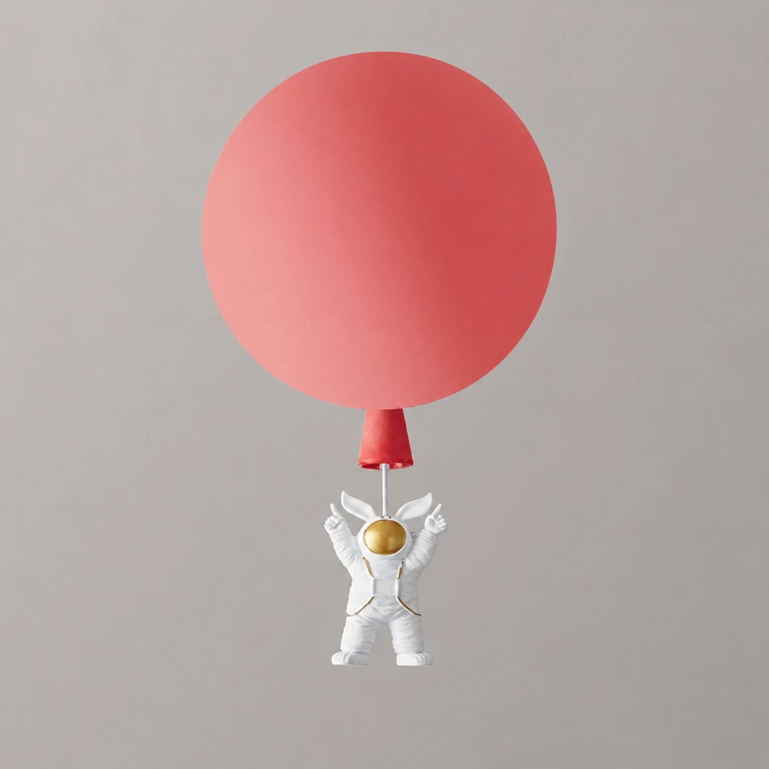 Fateh Astronaut Balloon Flush Mount Ceiling Light 8 Color Bedroom - Lumpaz