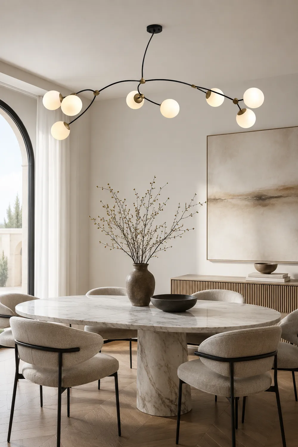 Valentina Minimalist Elegant Unique Branch Chandeliers, Living Room - Lumpaz