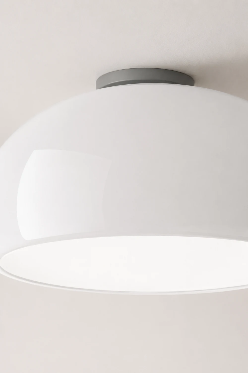 Morandi Vintage LED Ceiling Light White/Black/Red/Orange Metal Bedroom/Living Room - Lumpaz