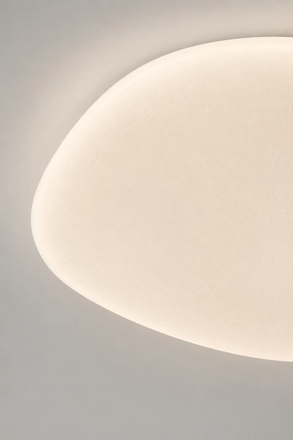 Quinn Modern Pebbles Shape Flush Mount Ceiling Light White Bedroom - Lumpaz