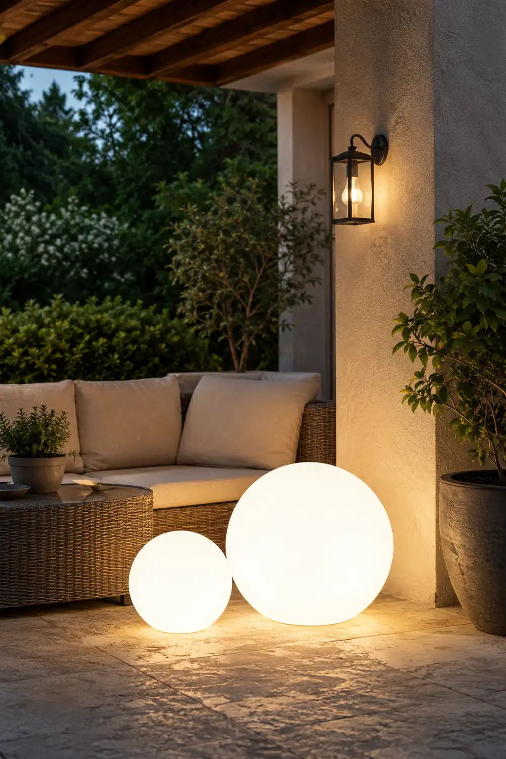 Elif Outdoor Unique Waterproof RGB Floor Lamp 16 Colors - Lumpaz