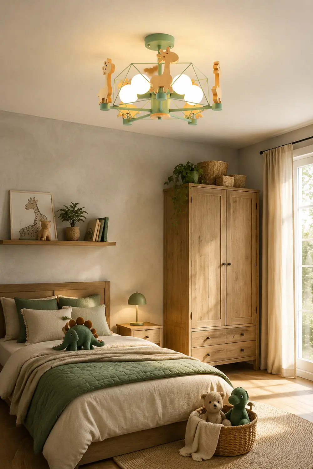 Minori Giraffes LED Flush Mount Ceiling Light - Lumpaz