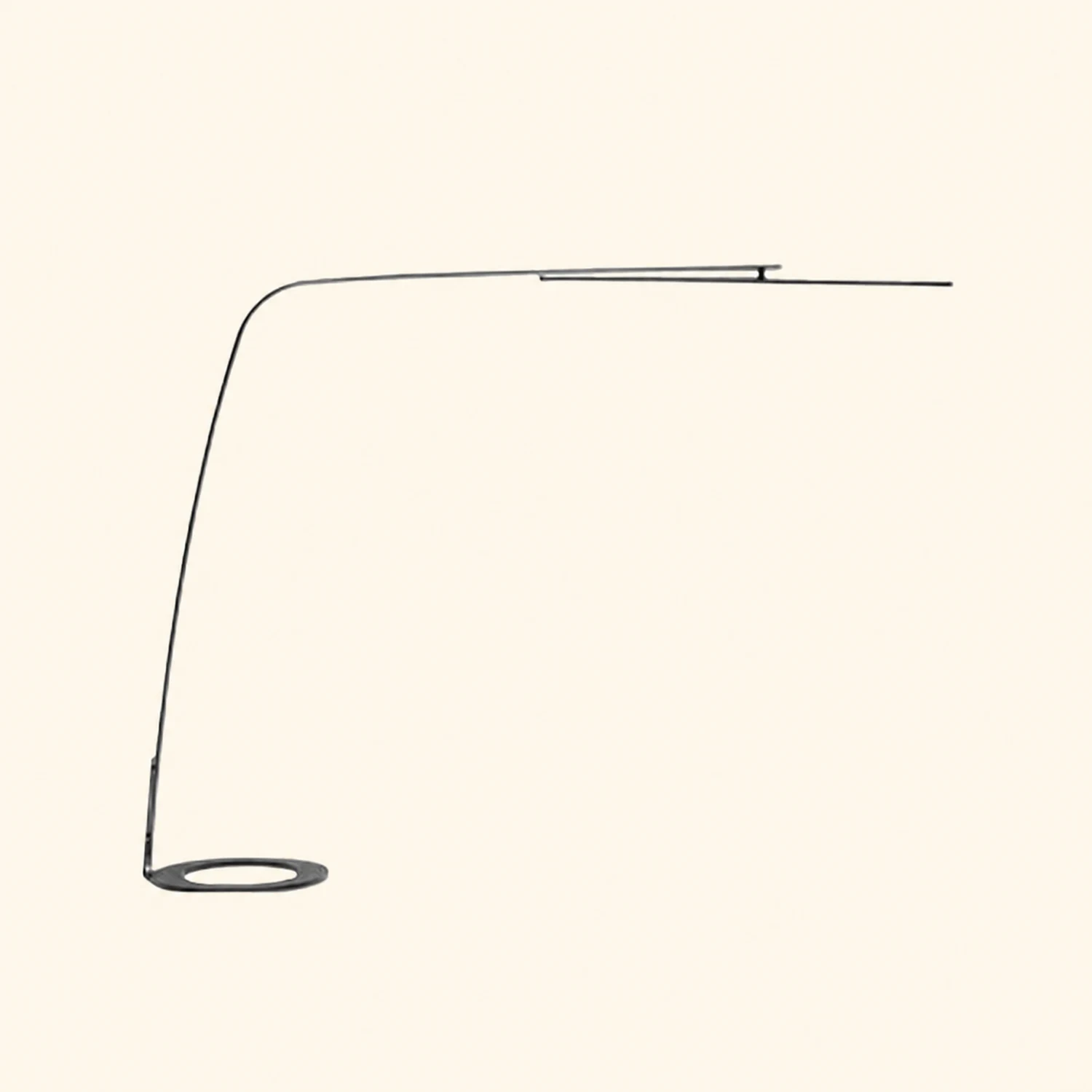 Edge Minimalist Long Linear Metal Floor Lamp, Black - Lumpaz