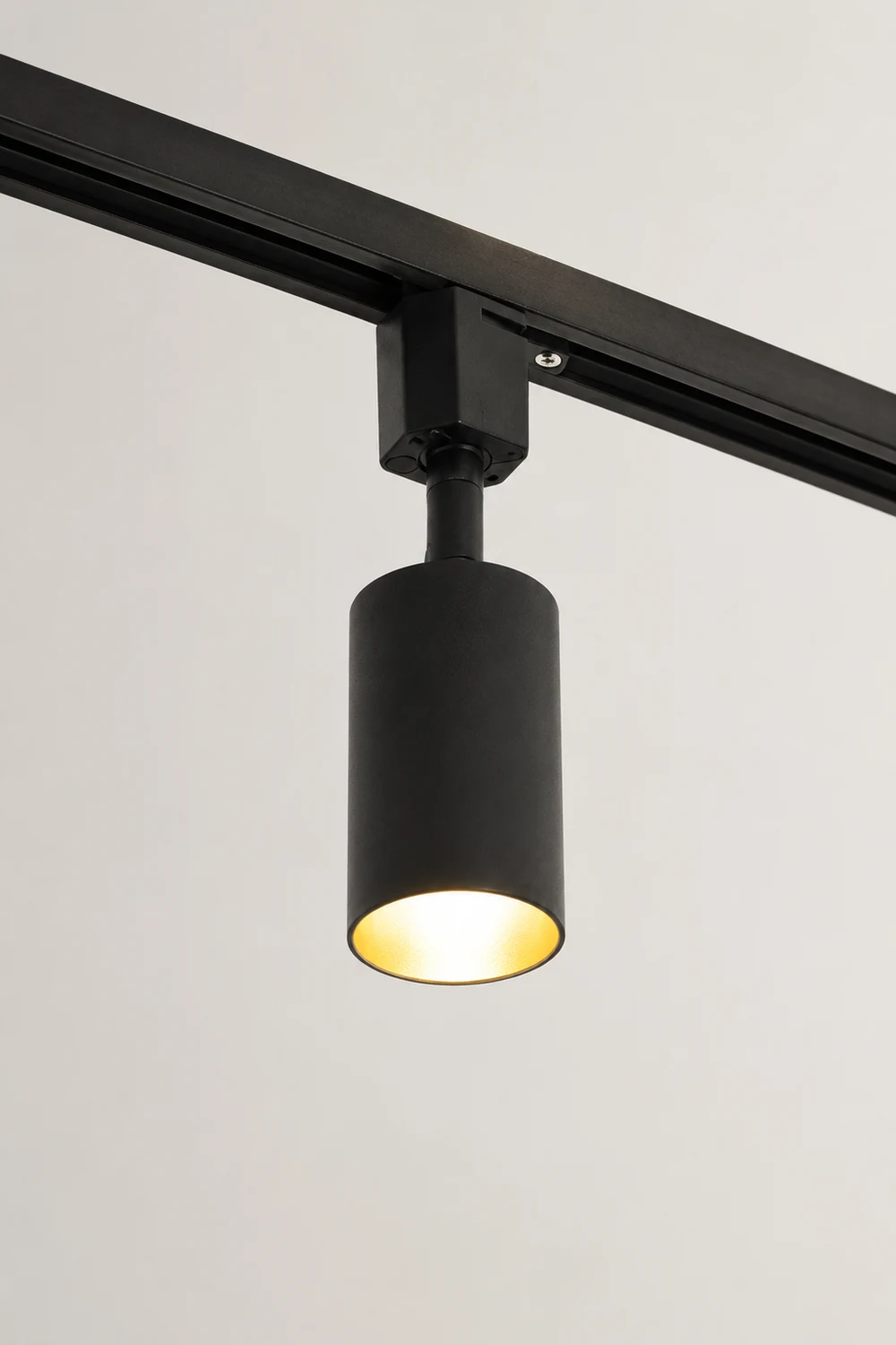 Freja Modern LED Metal Track Spotlight Black/White Living Room - Lumpaz