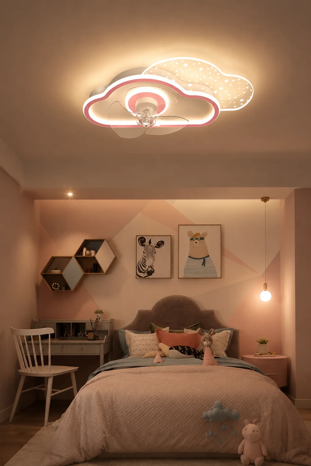 Minori Ceiling Fan with Light, 6 Style, 20"/21"/24" - Lumpaz
