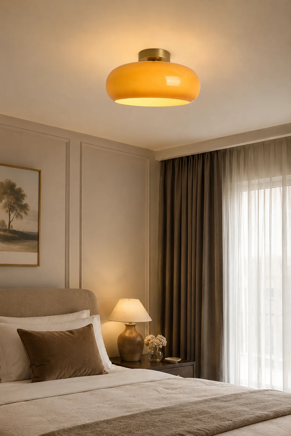 Hailie Modern Designer Round Flush Mount Ceiling Light - Lumpaz